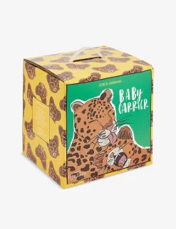 Dolce & Gabbana Marsupio Leopard-print Cotton-blend Baby Carrier -Boutique Fashionable Childrens Clothing Store R04179930 VARIANTEABBINATA ALT11