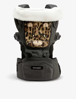 Dolce & Gabbana Marsupio Leopard-print Cotton-blend Baby Carrier