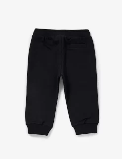 Dolce & Gabbana Pantalone Logo-print Stretch-cotton Jogging Bottoms 9-30 Months -Boutique Fashionable Childrens Clothing Store R04179940 NERO ALT02