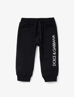 Dolce & Gabbana Pantalone Logo-print Stretch-cotton Jogging Bottoms 9-30 Months