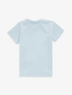 Dolce & Gabbana Manica Corta Logo-print Stretch Cotton-jersey T-shirt 6-30 Months -Boutique Fashionable Childrens Clothing Store R04179942 POLVERE ALT02