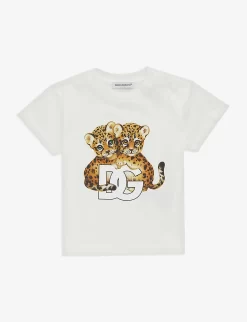 Dolce & Gabbana Graphic-print Cotton-jersey T-shirt 9-30 Months
