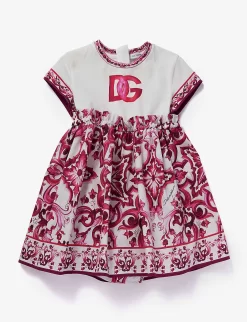 Dolce & Gabbana Floral-print Stretch-cotton Dress 6-18 Months