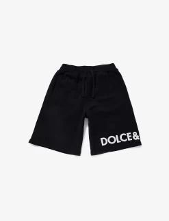 Dolce & Gabbana Bermuda Logo-print Cotton-jersey Shorts 8-12 Years
