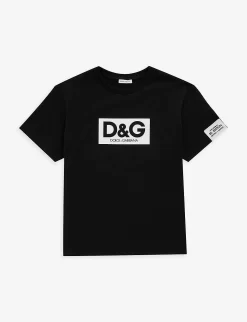 Dolce & Gabbana Logo-print Cotton-jersey T-shirt 6-12 Years