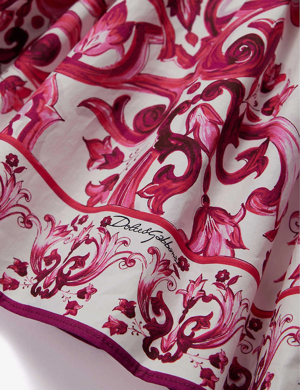 Dolce & Gabbana Floral-print Cotton Dress 6-12 Years 2 Dolce & Gabbana Floral-print Cotton Dress 6-12 Years - Image 2