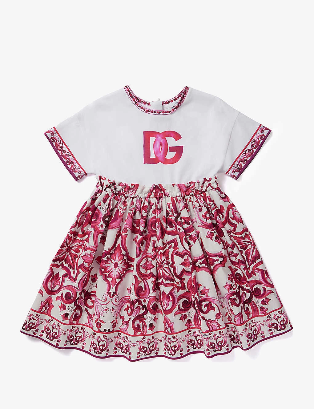 Dolce & Gabbana Floral-print Cotton Dress 6-12 Years 1 Dolce & Gabbana Floral-print Cotton Dress 6-12 Years