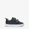 Chloé Glitter-embellished Leather Low-top Trainers 2-5 years