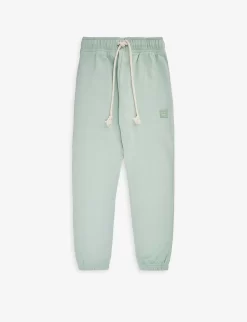 Acne Studios Logo-embroidered Elasticated-waist Cotton-jersey Jogging Bottoms 3-10 Years