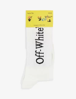 Bookish Logo-print Stretch-cotton Blend Socks 2-6 Years
