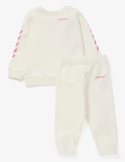Arrow-print Logo-stamped Cotton-jersey Tracksuit 6-36 Months