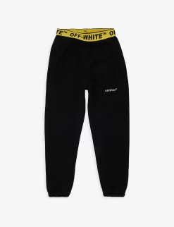 Logo-tape Cotton-jersey Jogging Bottoms 8-12 Years