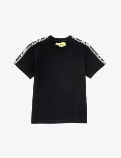 Logo-band Short-sleeve Cotton-jersey T-shirt 4-12 Years