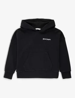 Palm Angels Logo Text-print Cotton-jersey Hoody 4-12 Years