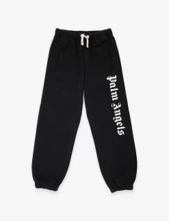 Palm Angels Logo Text-print Cotton-jersey Jogging Bottoms 4-12 Years