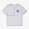 Palm Angels Camo-patch Logo-print Cotton-jersey T-shirt 8-12 Years