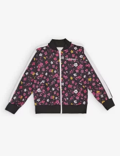 Palm Angels Floral-print Branded Woven Jacket 6-12 Years