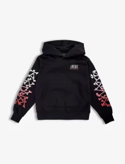 Amiri Bones Graphic-print Cotton-jersey Hoody 4-12 Years