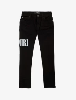 Amiri Logo-embroidery Stretch-denim Jeans 6-12 Years