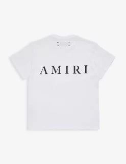 Amiri Bones Logo-print Cotton-jersey T-shirt 4-12 Years 5 Amiri Bones Logo-print Cotton-jersey T-shirt 4-12 Years -Boutique Fashionable Childrens Clothing Store R04183368 WHITE ALT02