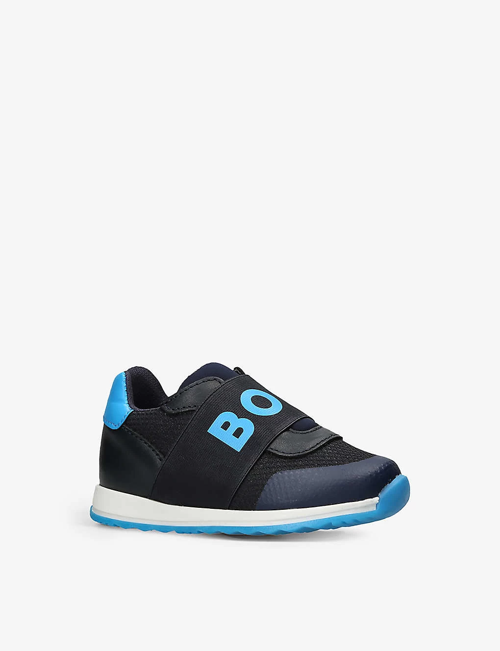 Boss Logo-strap Low-top Mesh Woven Trainers 2-7 Months 3 Boss Logo-strap Low-top Mesh Woven Trainers 2-7 Months - Image 3
