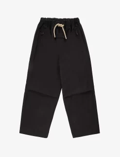 Kids ESSENTIALS Brand-patch Cotton-blend Trousers 2-12 Years