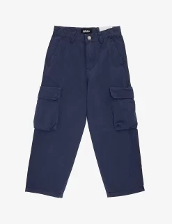 Molo Austin Patch-pockets Cotton Trousers 4-10 Years