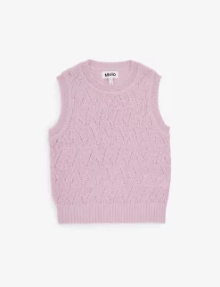 Molo Greta Cut-out Stretch-knit Vest 3-12 Years