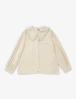 Molo Robbin Ruffle-trim Woven Shirt 3-12 Years