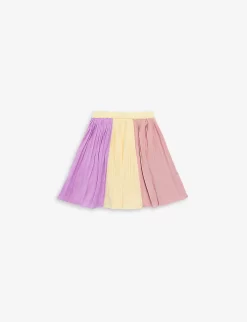 Molo Bess Pleated Crepe Skirt 3-12 Years 5 Molo Bess Pleated Crepe Skirt 3-12 Years -Boutique Fashionable Childrens Clothing Store R04184127 PALESUN ALT02