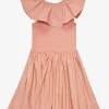 Molo Christal Ruffle-trim Stretch Organic-cotton Dress 2-12 Years