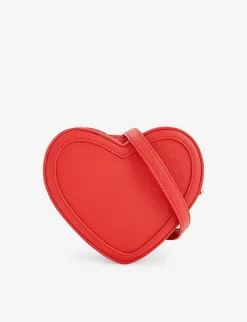 Molo Heart Faux-leather Cross-body Bag