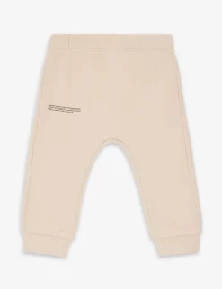 Logo-print Regular-fit Organic Cotton-jersey Jogging Bottoms 0-24 Months