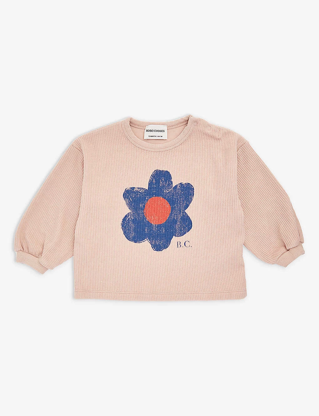 Bobo Choses Flower-print Stretch-organic-cotton Jumper 6-24 Months 1 Bobo Choses Flower-print Stretch-organic-cotton Jumper 6-24 Months