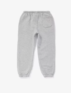 Bobo Choses Letter-print Mid-rise Cotton-jersey Jogging Bottoms 2-11 Years -Boutique Fashionable Childrens Clothing Store R04186613 LIGHTHEATHERGREY ALT02