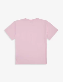 MOSCHINO Toy Bear Graphic-print Cotton-jersey T-shirt 8-14 Years -Boutique Fashionable Childrens Clothing Store R04187099 PIROUETTEPINK ALT02