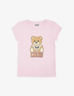 MOSCHINO Toy Bear Graphic Print Stretch-cotton T-shirt 4-14 Years