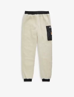 MOSCHINO Patch-pocket Woven-blend Jogging Bottoms 14 Years