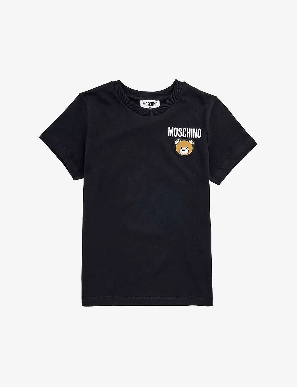 MOSCHINO Bear Logo-appliqué Cotton T-shirt 4-14 Years 1 MOSCHINO Bear Logo-appliqué Cotton T-shirt 4-14 Years