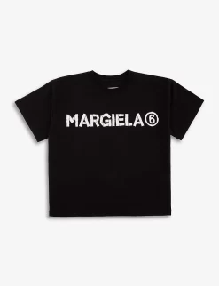 MM6 Maison Margiela Logo Text-print Cotton-jersey T-shirt 8-16 Years