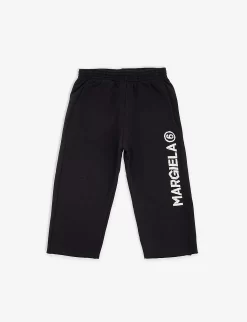 MM6 Maison Margiela Logo-print Drawstring-waistband Cotton-jersey Jogging Bottoms 8-16 Years