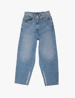MM6 Maison Margiela Wide-leg Split-hem Denim Jeans 8-16 Years