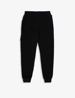 Crewneck Lens-compartment Cotton-jersey Sweatshirt 4-14 Years -Boutique Fashionable Childrens Clothing Store R04188282 BLUE ALT02