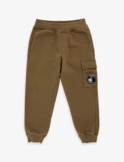 Basic Ribbed-trim Cotton-jersey Jogging Bottoms 4-14 Years