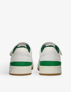 ADIDAS Forum Low C Logo-print Leather Low-top Trainers 6-9 Years -Boutique Fashionable Childrens Clothing Store R04189062 WHITEOTH ALT03