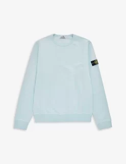 Stone Island Classic Logo-badge Cotton-jersey Sweatshirt 14 Years