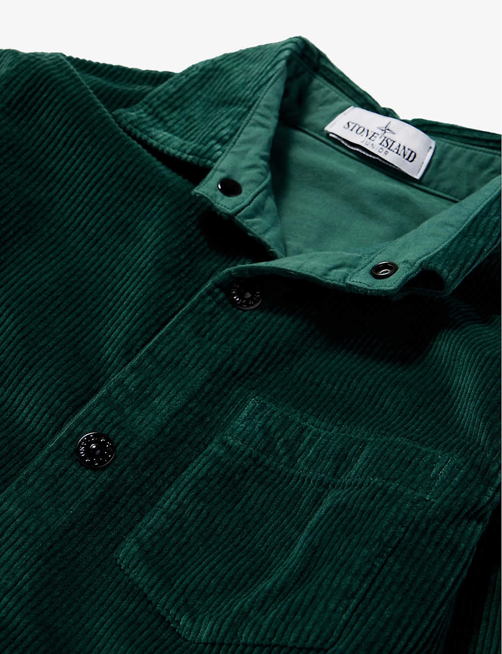 Stone Island Logo-badge Stretch-cotton-blend Corduroy Shirt 8-12 Years 2 Stone Island Logo-badge Stretch-cotton-blend Corduroy Shirt 8-12 Years - Image 2