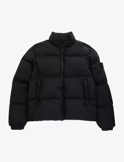 Stone Island Logo-badge Padded Shell Jacket 14 Years