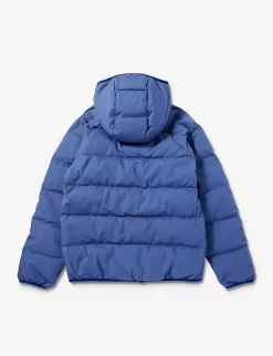 Patagonia Logo-embroidered Padded Cotton Recycled-down Jacket 5-14 Years -Boutique Fashionable Childrens Clothing Store R04200660 CURRENTBLUE ALT02