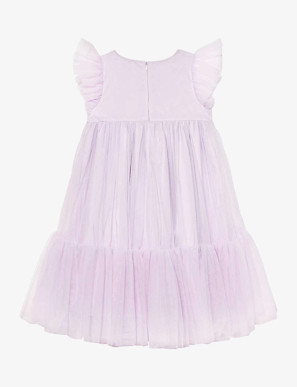 Tres Chic Bead-embellished Tulle Woven Dress 4-11 Years 3 Tres Chic Bead-embellished Tulle Woven Dress 4-11 Years - Image 3